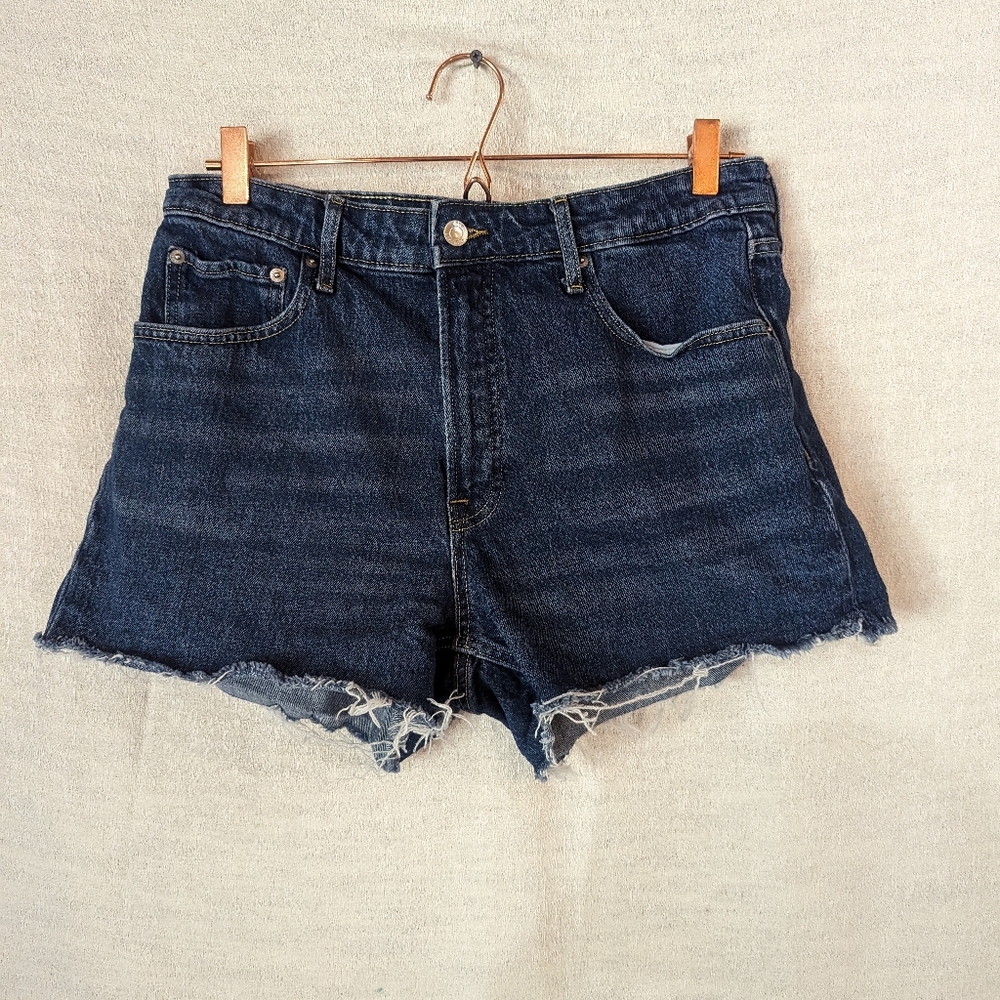 High rise jean shorts size 12 (a)